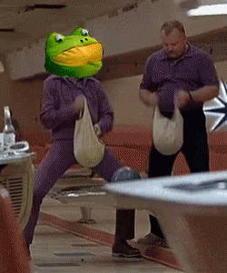The Big Lebowski Get Out Frog GIF - The Big Lebowski Get Out Frog Ball GIFs