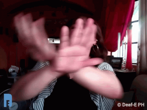 Hand Deaf GIF - Hand Deaf Filipino Deaf GIFs