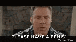 a man in a black jacket is asking for a penis in a movie .