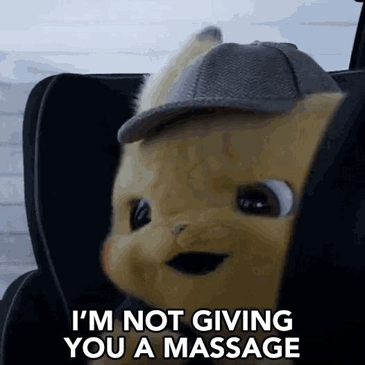 Im Not Giving You A Massage Nope GIF - Im Not Giving You A Massage Nope No Way GIFs