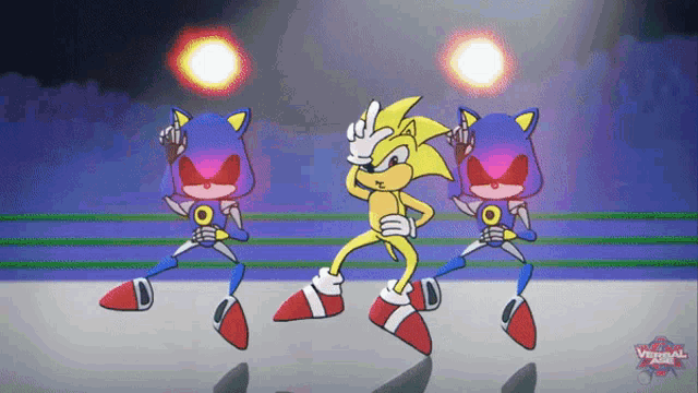 Take The L Yellow Sonic GIF - Take The L Yellow Sonic Dancing GIFs