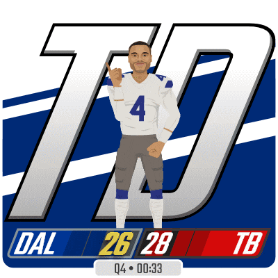 a football player with the number 4 on his shirt