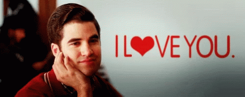 Ilu I Love You GIF - Ilu I Love You Glee GIFs