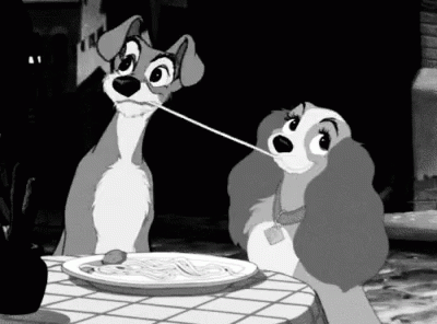 Lady And The Tramp Kiss GIF - Lady And The Tramp Kiss Love GIFs