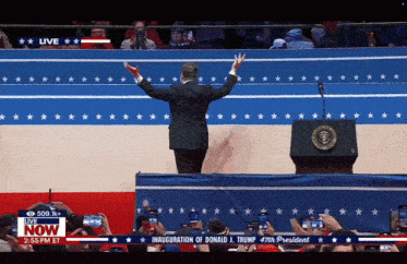 the inauguration of donald j. trump is being broadcast live