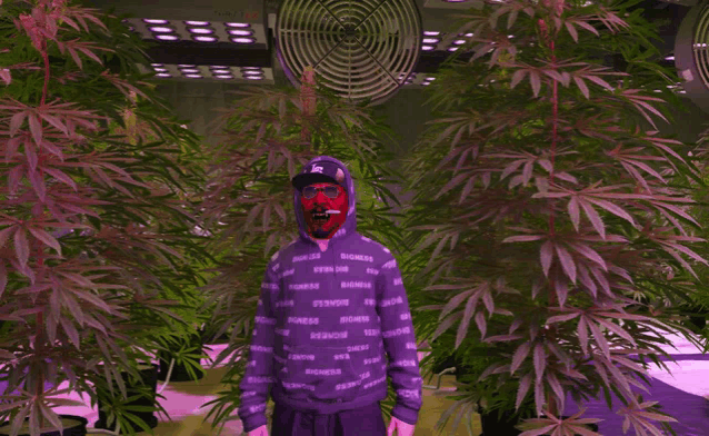 a man wearing a mask and a hoodie that says rogue