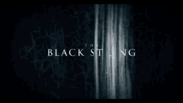 a black background with the words " the black sting "