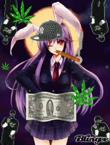 Money Anime GIF - Money Anime Marijuana GIFs