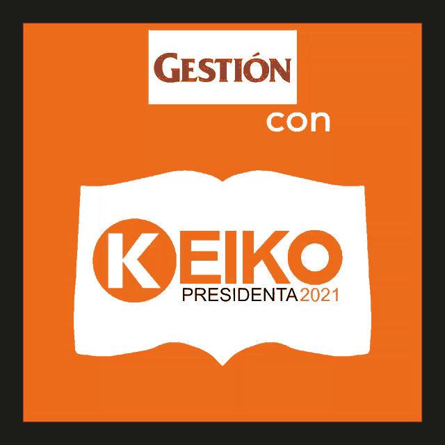 a book is open to a page that says keiko presidente 2021