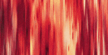 a red and orange striped background with a few white stripes