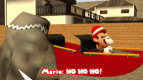 Smg4 Mario GIF - Smg4 Mario Ho Ho Ho GIFs