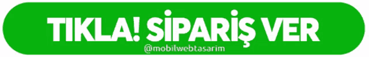 a green button that says tikla sipariş ver