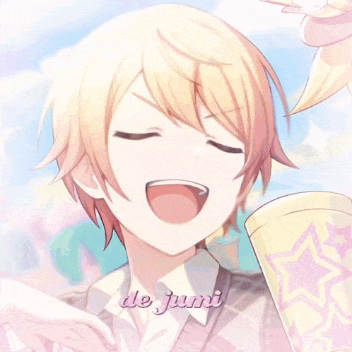 a picture of a boy with the name de jumi on the bottom