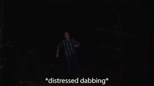 Distressed Dabbing Griffin Mcelroy GIF - Distressed Dabbing Griffin Mcelroy Mbmbam GIFs