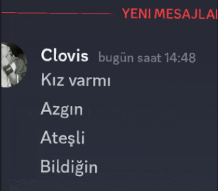 a screenshot of a text message between clovis and a girl
