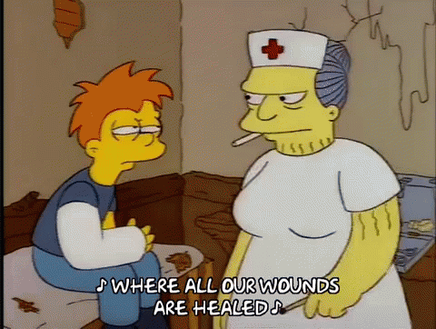 Nurse GIF - The Simpsons Where All Our Wounds Are Healed Hospital GIFs