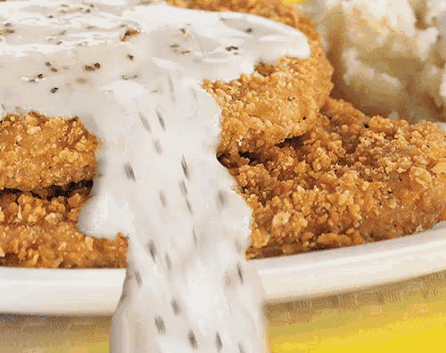 Biscuits And Gravy Waterfall GIF - Biscuits And Gravy Gravy Canoe GIFs