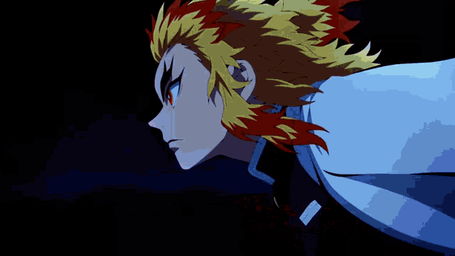 a cartoon character with orange and red hair