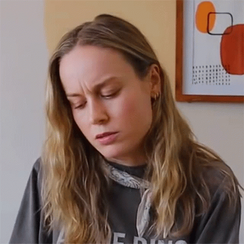 Confused Brie Larson GIF - Confused Brie Larson What Is This GIFs