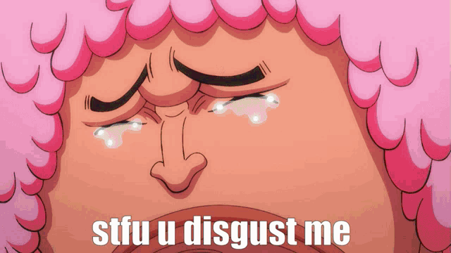 Stfu You Disgust Me GIF - Stfu You Disgust Me One Piece GIFs