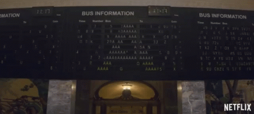 Bus Information Bus A GIF - Bus Information Bus A Maniacnetflix GIFs
