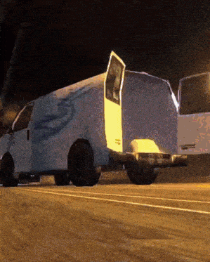 a white van with the word dhl on the back