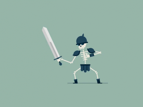Skeleton Sword GIF - Skeleton Sword Fight GIFs
