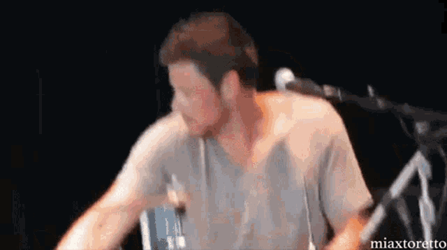 Cory Monteith Glee GIF - Cory Monteith Glee Drumming GIFs