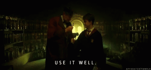 Harry Potter Use It Well GIF - Harry Potter Use It Well Slughorn GIFs