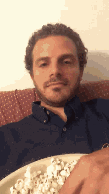 Eating Popcorn Popcorn GIF