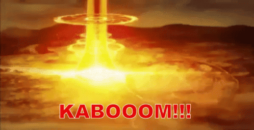 Kabooom!!! GIF - Megumin Konosuba Explosion GIFs