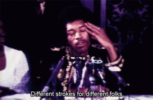 Jimi Hendrix Different Strokes GIF - Jimi Hendrix Different Strokes Whatever Man GIFs