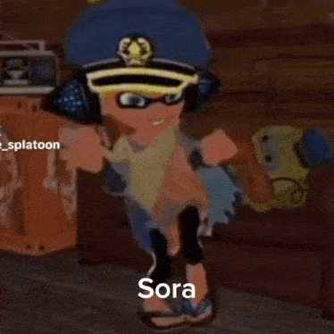 Sora Splatoon GIF - Sora Splatoon Agent 3 GIFs