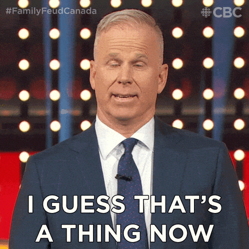 I Guess That'S A Thing Now Gerry Dee GIF - I Guess That'S A Thing Now Gerry Dee Family Feud Canada GIFs