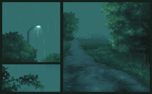 Pixel Pixel Art GIF - Pixel Pixel Art Rain GIFs