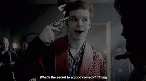 Secret To Good Comedy Timing GIF - Secret To Good Comedy Timing GIFs