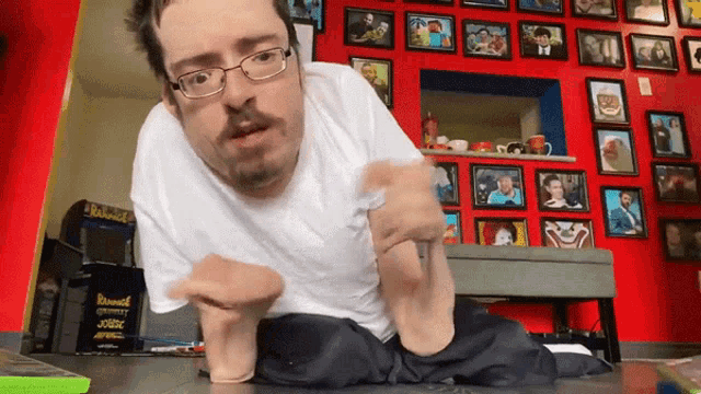 Flying Kiss Ricky Berwick GIF