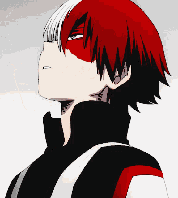 a close up of a person 's face with red hair
