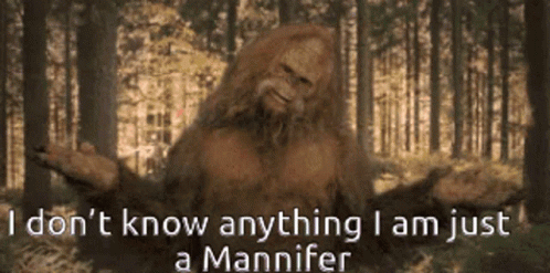 I Dont Know Anything I Am Just A Mannifer GIF - I Dont Know Anything I Am Just A Mannifer Shrugs GIFs