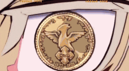 a close up of a coin with a bird on it that says rescue mode