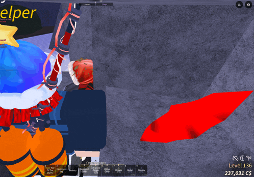 a screenshot of a video game with the word elper in the corner