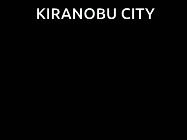 a picture of a city with the words kiranobu city on the bottom