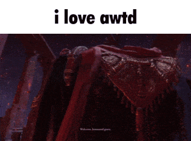 a screenshot of a video game with the words " i love awtd " at the top
