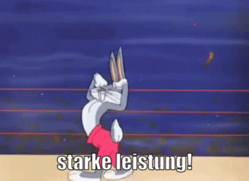 Starke Leistung Bugs Bunny GIF - Starke Leistung Bugs Bunny Starke Leistung Leo GIFs