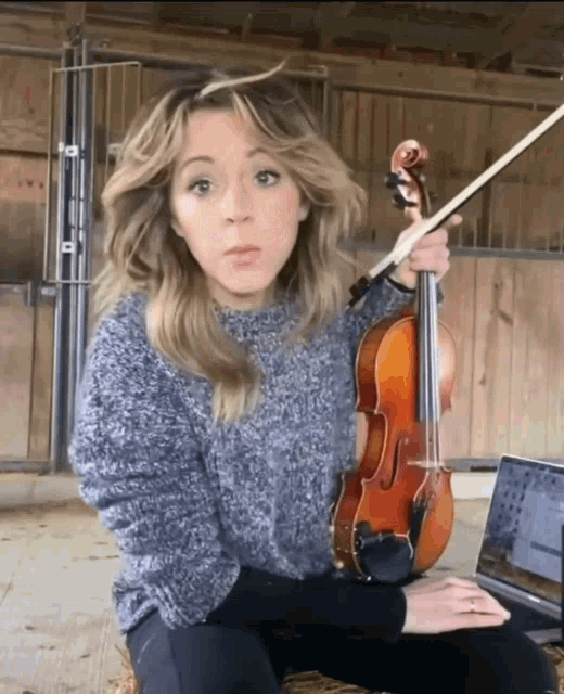 Lindsey Stirling What The Heck GIF
