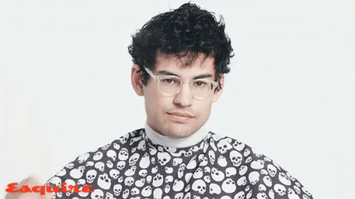 Grungy To Grown Up GIF - Glasses Removes Glasses Grungy GIFs