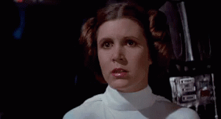 Star Wars Princess Leia GIF - Star Wars Princess Leia Shocked GIFs