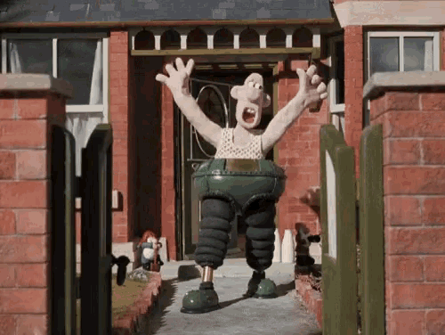 Wallace Wrong Trousers GIF - Wallace Wrong Trousers Out Of Control GIFs