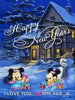 Happy New Year Snowing GIF - Happy New Year Snowing New Years GIFs