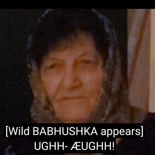 Babushka Desapointed GIF